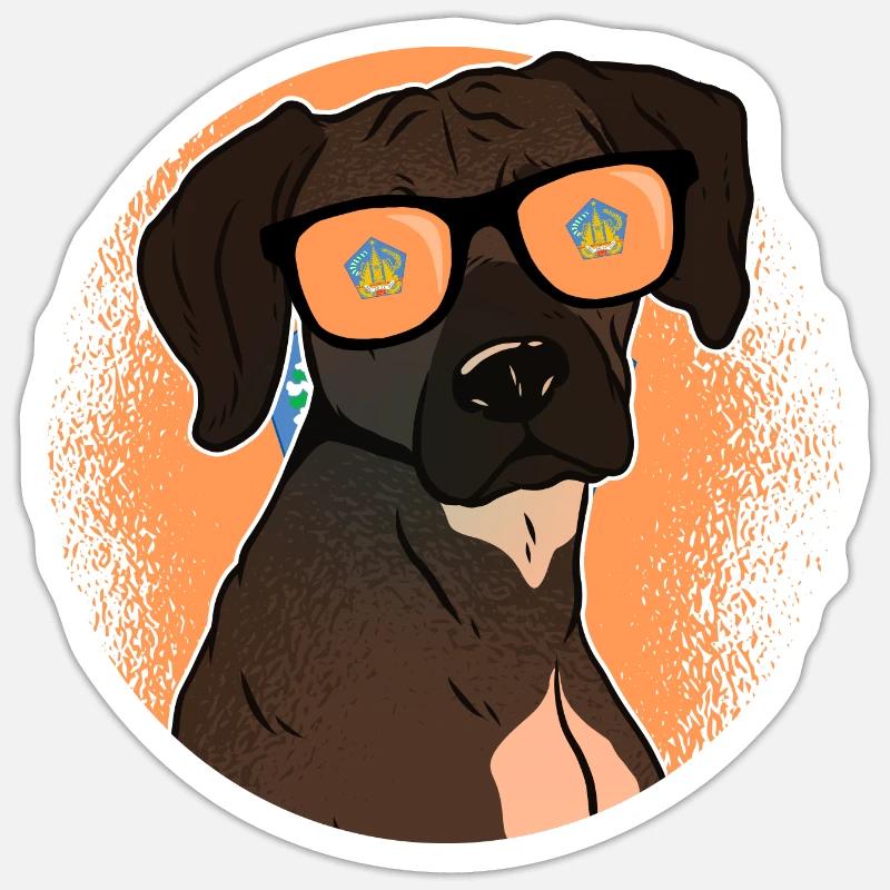 Bali - Sticker taille S (10 x 10 cm) - blanc mat
