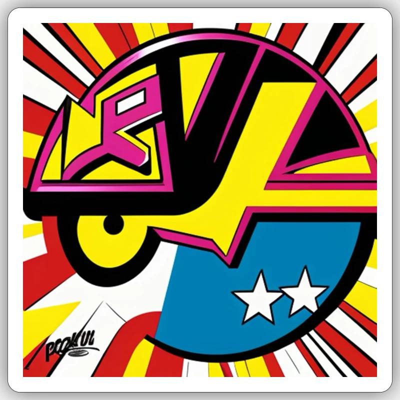 Sticker Größe S (10 x 10 cm) - 