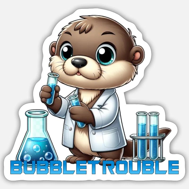 Labtime - Sticker Größe S (10 x 10 cm) - Mattweiß