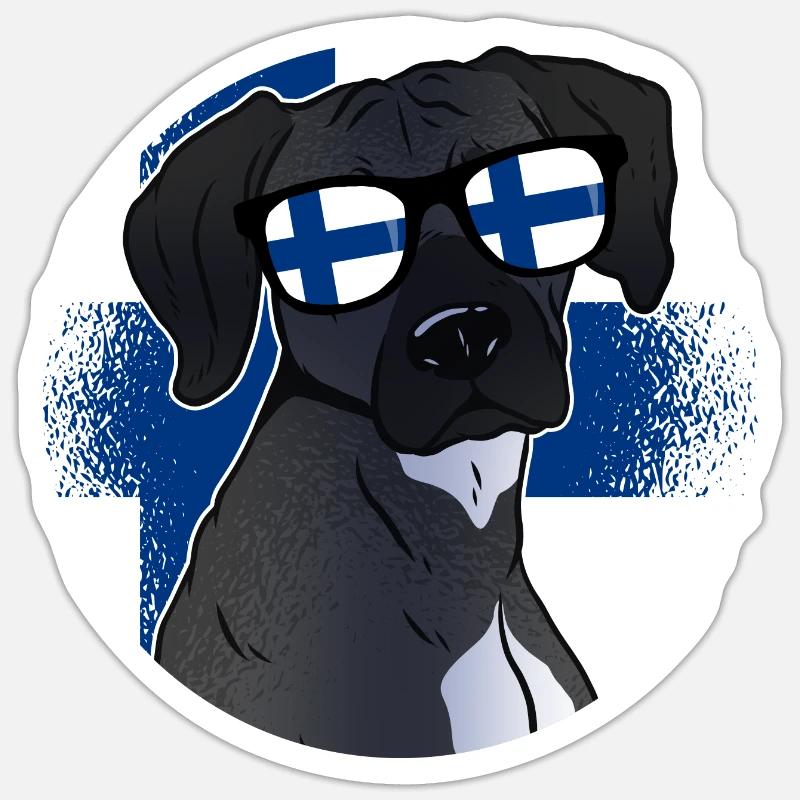 Finnland Sticker Größe S (10 x 10 cm)