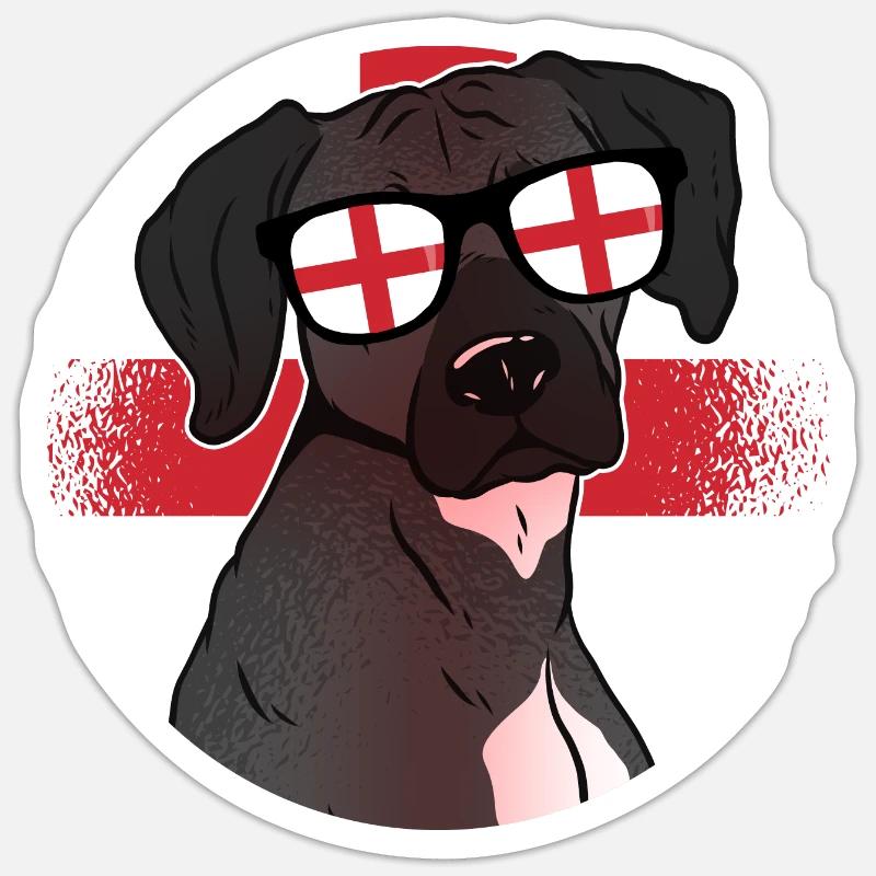 Angleterre Sticker taille S (10 x 10 cm)