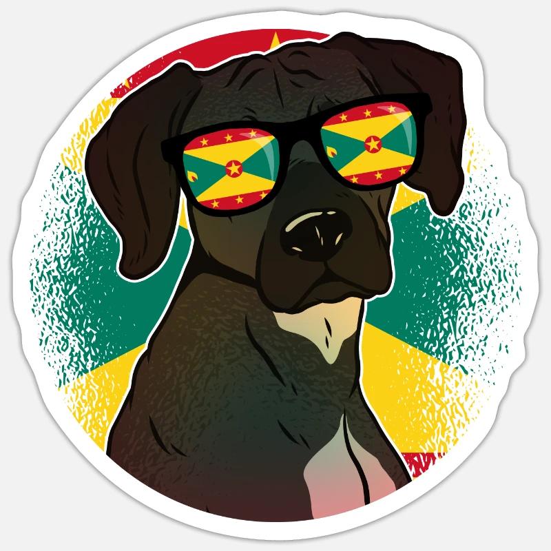 Grenada Sticker size S (10 x 10 cm)