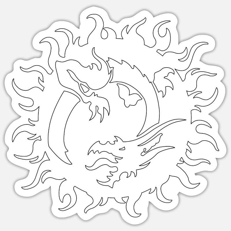 Sticker Größe S (10 x 10 cm) - 