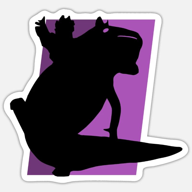 Mignon animal de compagnie - Sticker taille S (10 x 10 cm) - blanc mat
