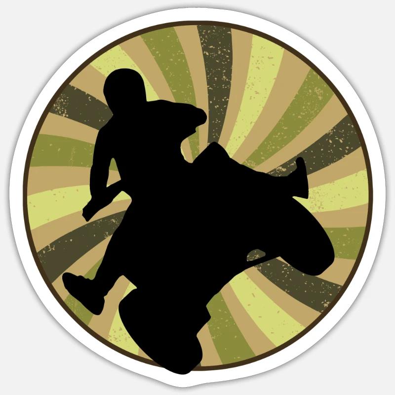 Cascade Cascade Cascade Sticker taille S (10 x 10 cm)