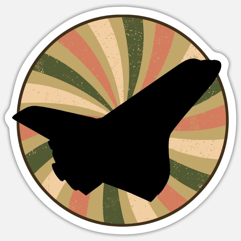 Luftfahrt Pilot Luftfahrt Sticker Größe S (10 x 10 cm)