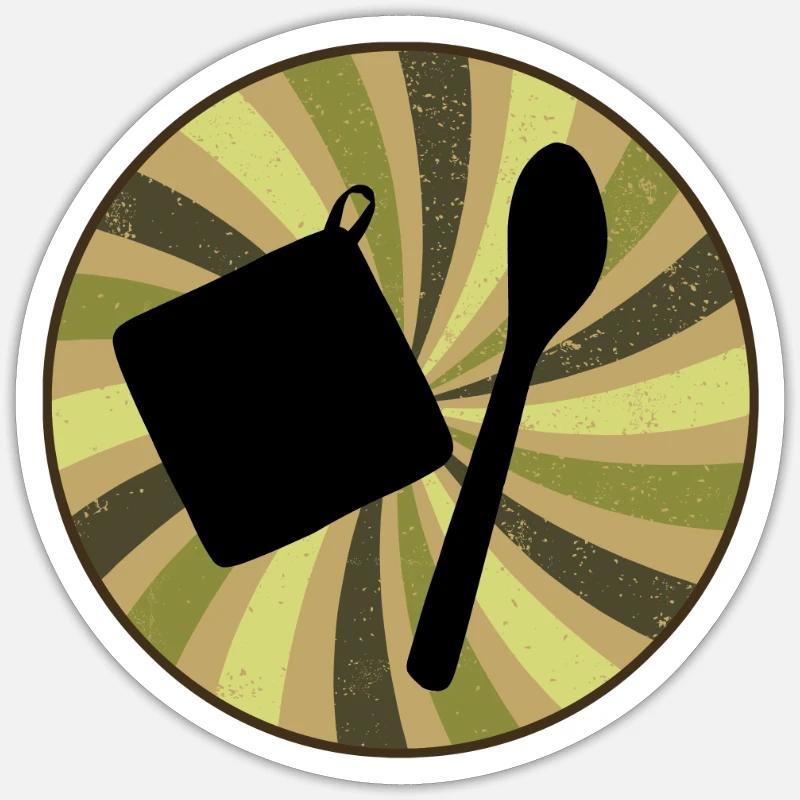 Baking Cupcake Backwaren Sticker Größe S (10 x 10 cm)