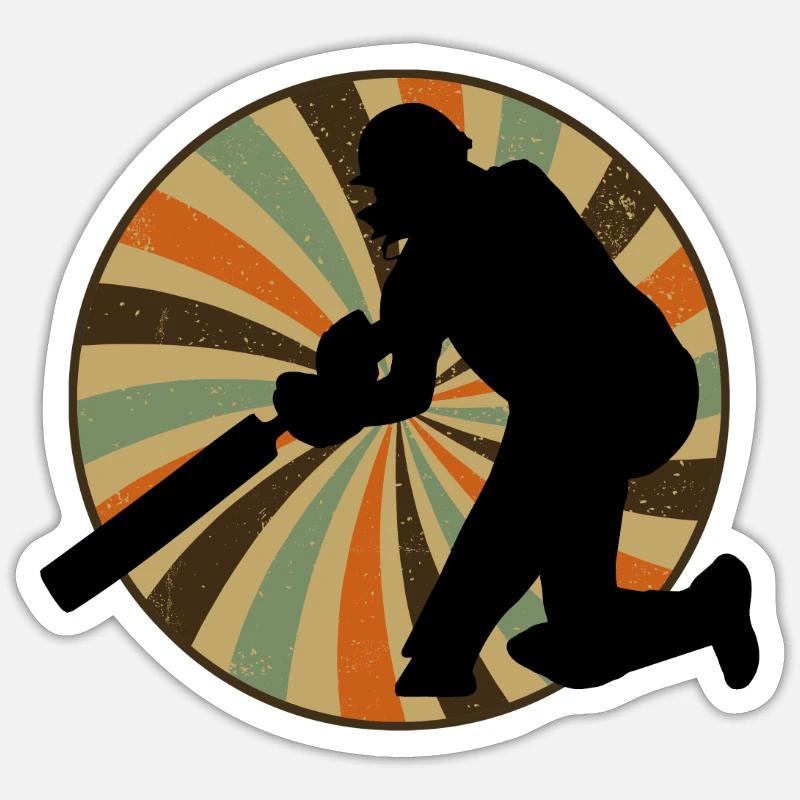 Pitcher Cricket Sticker Größe S (10 x 10 cm)