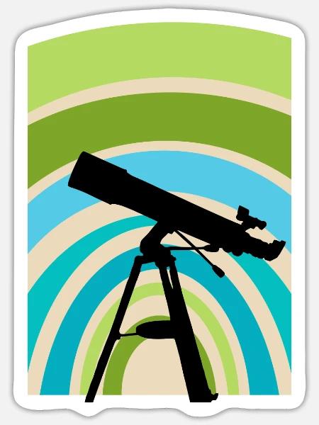 Physik Astronomie - Sticker Größe S (10 x 10 cm) - Mattweiß