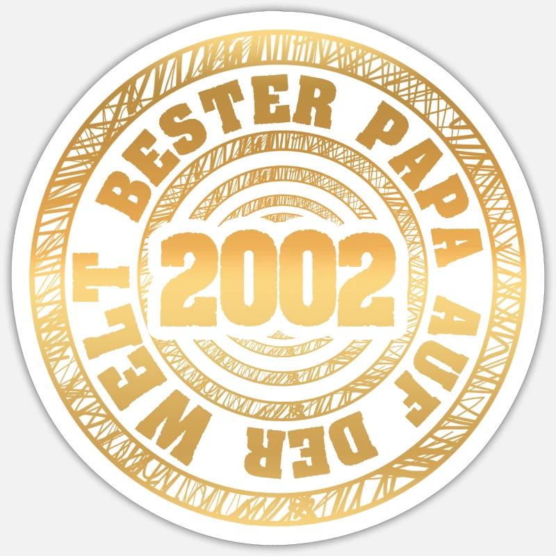 Father 2002 - Sticker size S (10 x 10 cm) - white matte