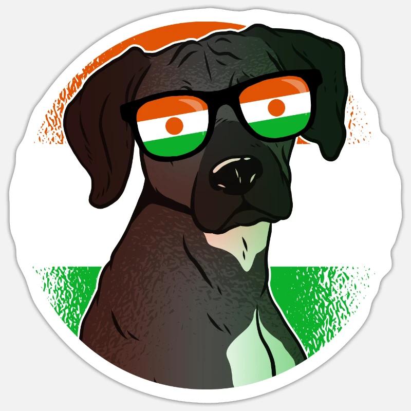 Niger Sticker Größe S (10 x 10 cm)
