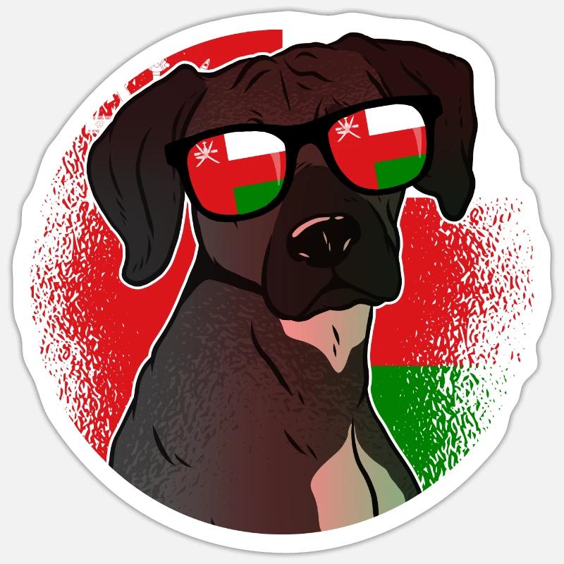 Oman Sticker size S (10 x 10 cm)