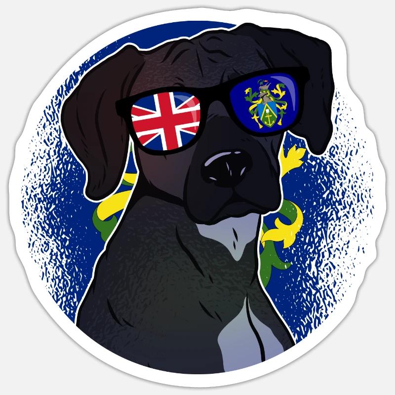 Isole Pitcairn Sticker formato S (10 x 10 cm)