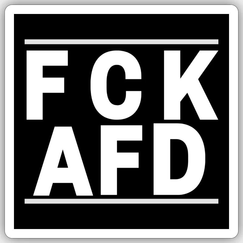 FCK AFD Sticker Größe S (10 x 10 cm)