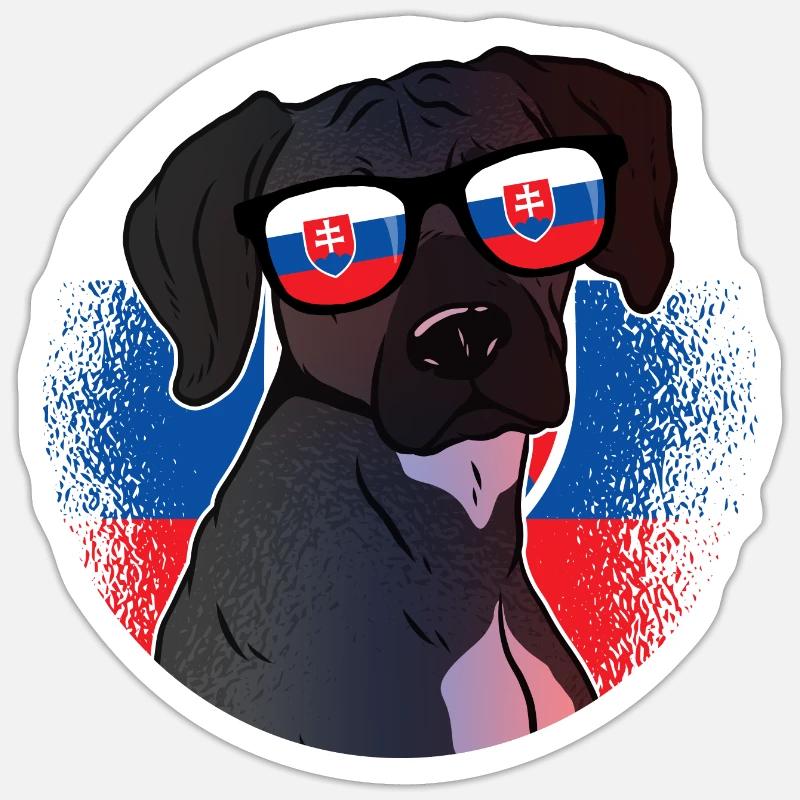 Slowakei Sticker Größe S (10 x 10 cm)