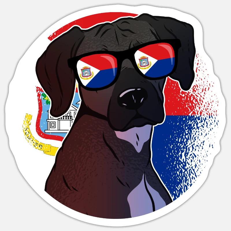 Sint Maarten Sticker size S (10 x 10 cm)