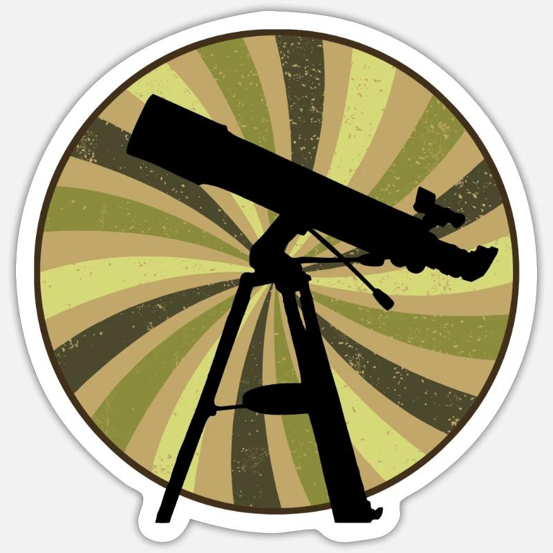 Astrophysik Astrophysics Himmelskörper - Sticker Größe S (10 x 10 cm) - Mattweiß