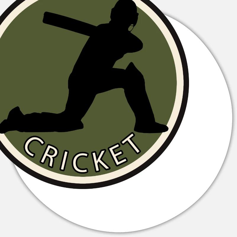 Pitcher Pitcher Cricket - Sticker size S (10 x 10 cm) - white matte