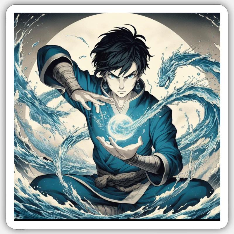 Element Dance Sticker size S (10 x 10 cm)