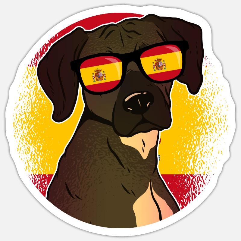 Spanien Sticker Größe S (10 x 10 cm)