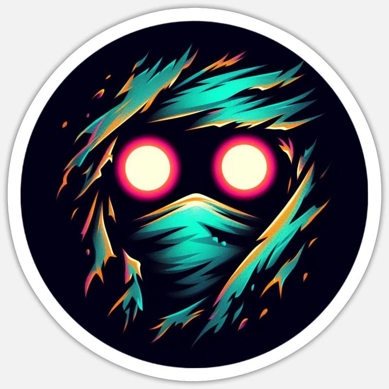 Glowing Observer Sticker size S (10 x 10 cm)