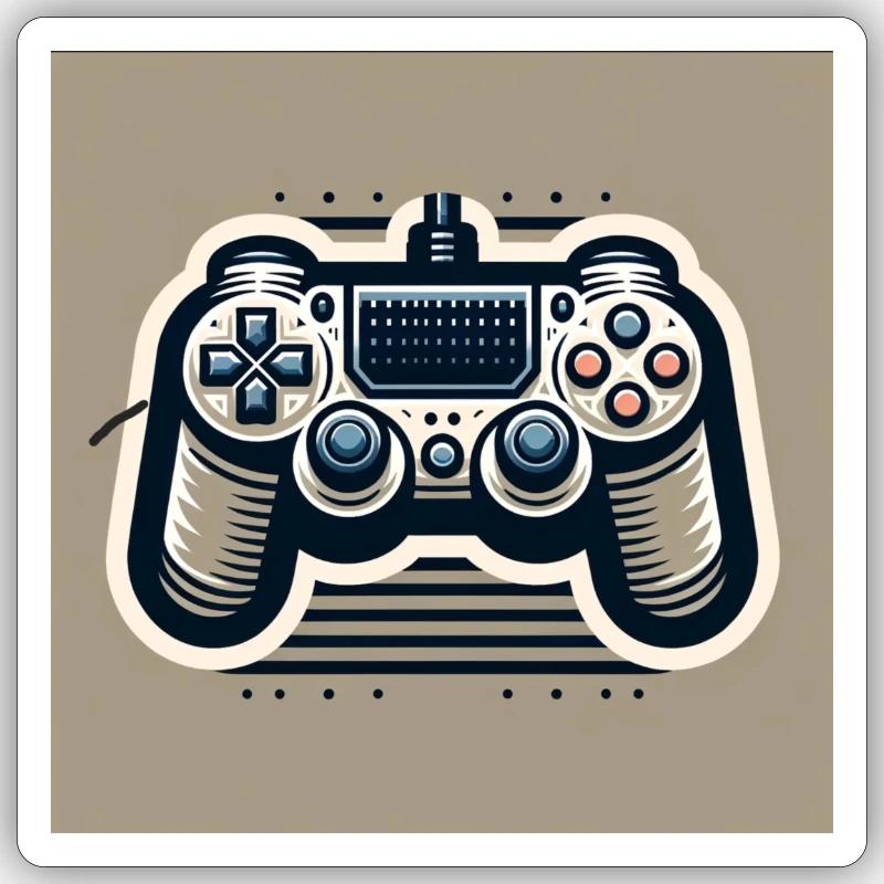 Gaming Controller Sticker Größe S (10 x 10 cm)