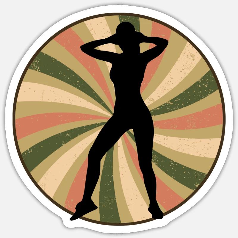 Exercise Aerobics Aerobics Sticker size S (10 x 10 cm)