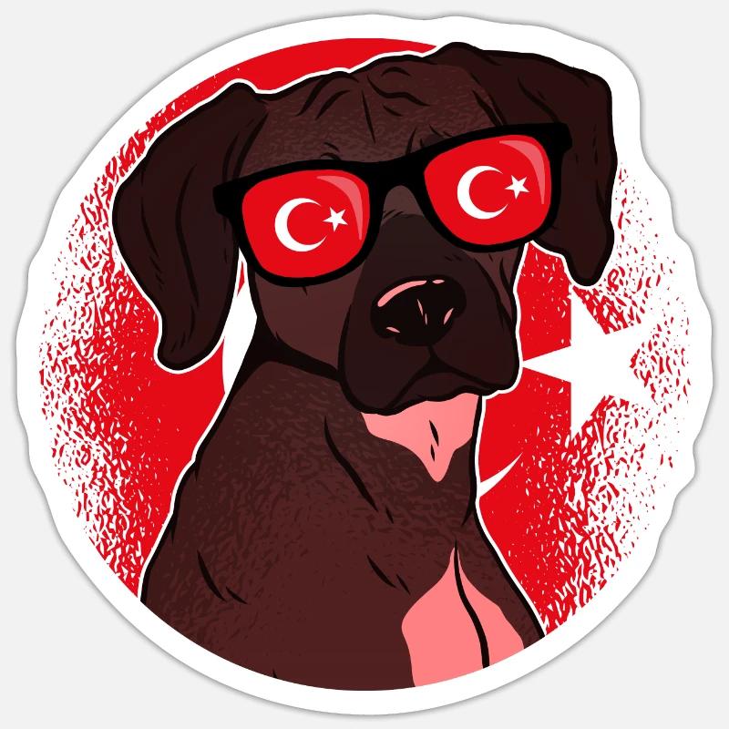 Turkey - Sticker size S (10 x 10 cm) - white matte