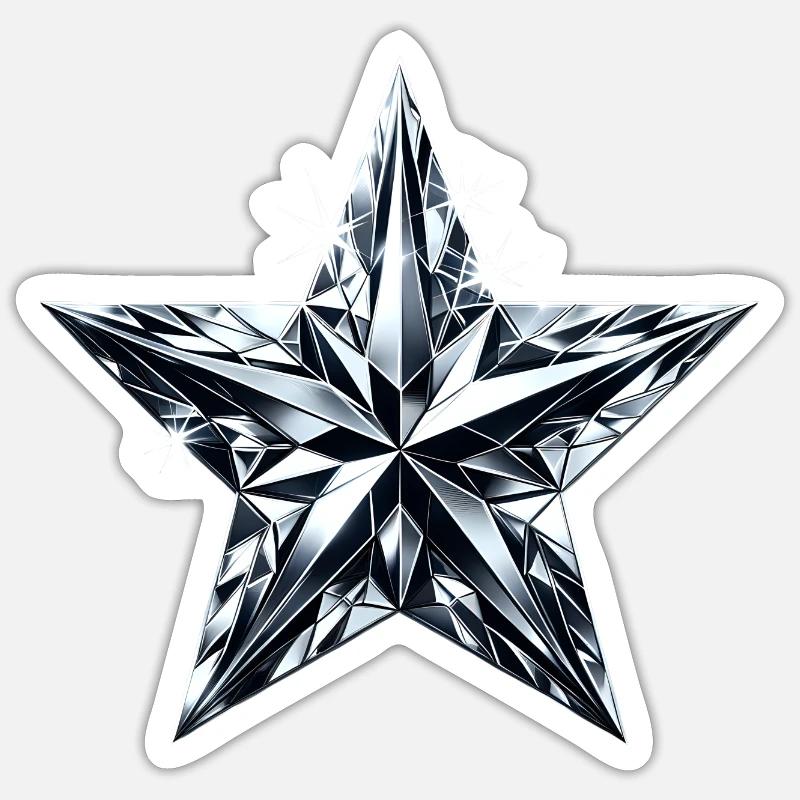 Diamond Shining Star Sticker size S (10 x 10 cm)