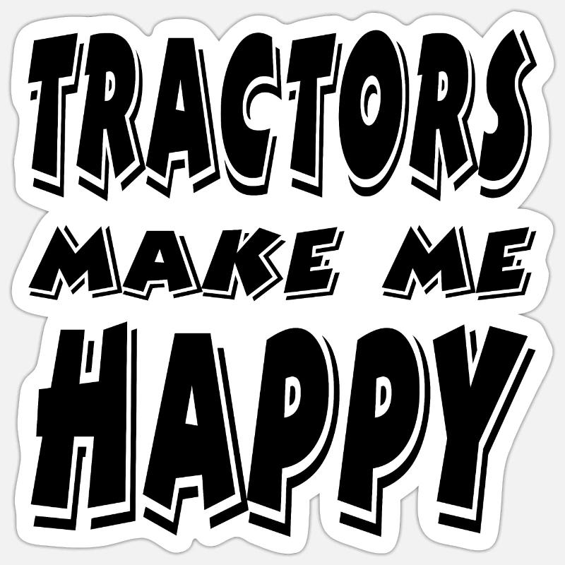 Tractor Sticker size S (10 x 10 cm)