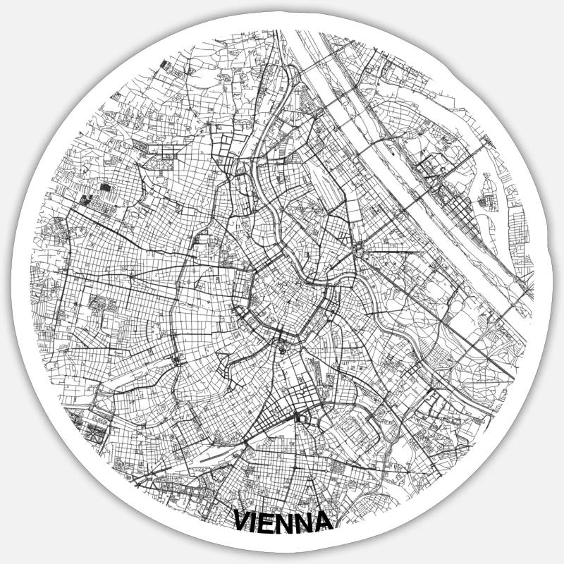 VIENNA Sticker size S (10 x 10 cm)