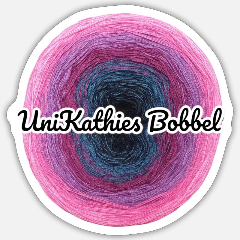 Unikathies Bobbel 1 - Sticker taille S (10 x 10 cm) - blanc mat