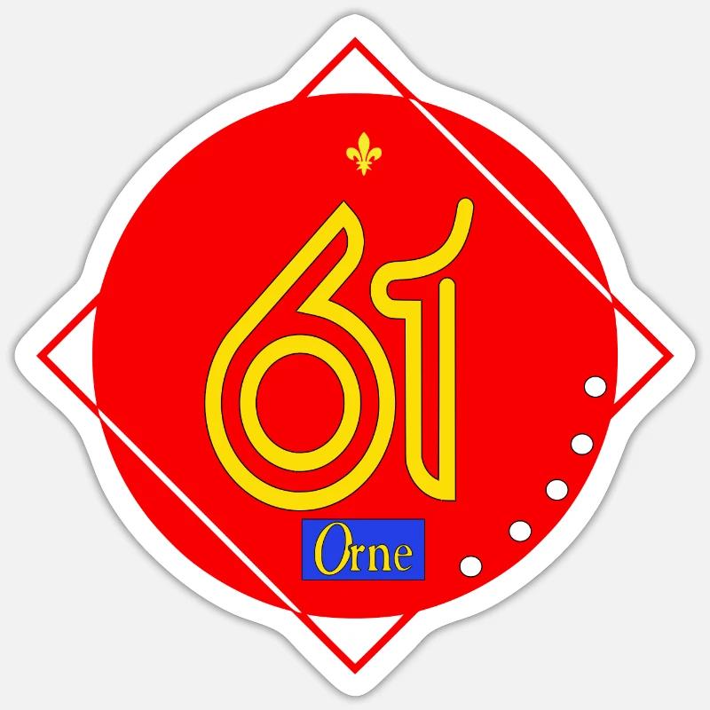 Orne - Sticker size S (10 x 10 cm) - white matte