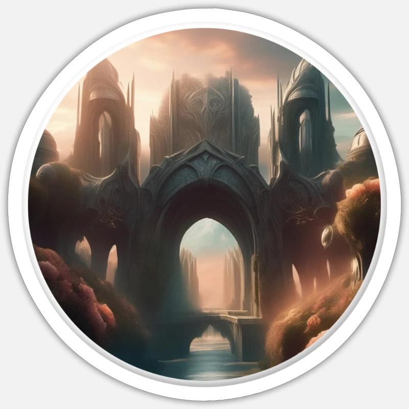 Discovery - Sticker Größe S (10 x 10 cm) - Mattweiß