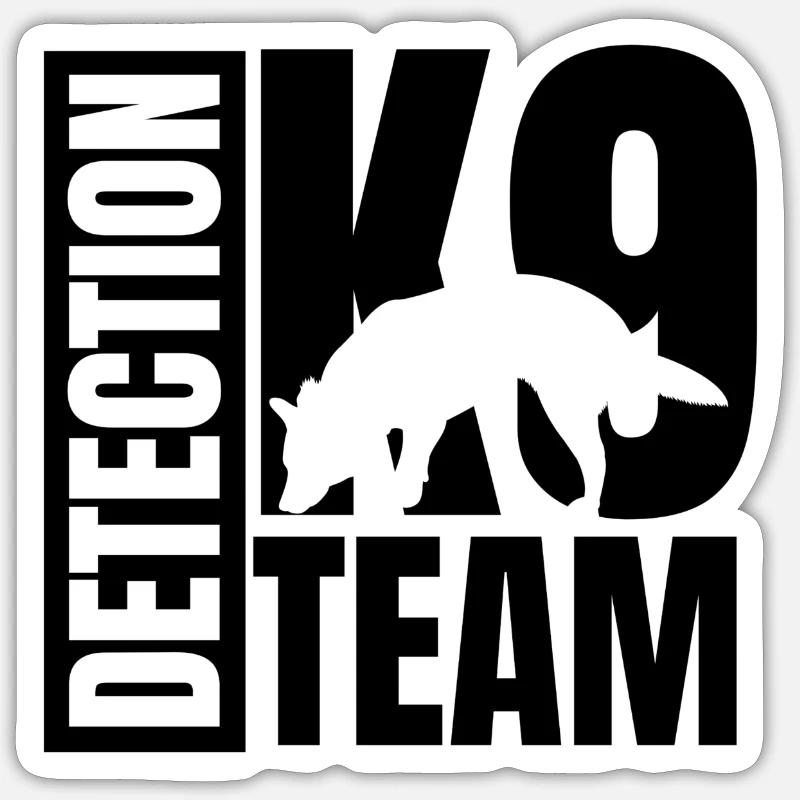 Scent Detection | Malinois | Scent Work | Canine Sticker size S (10 x 10 cm)