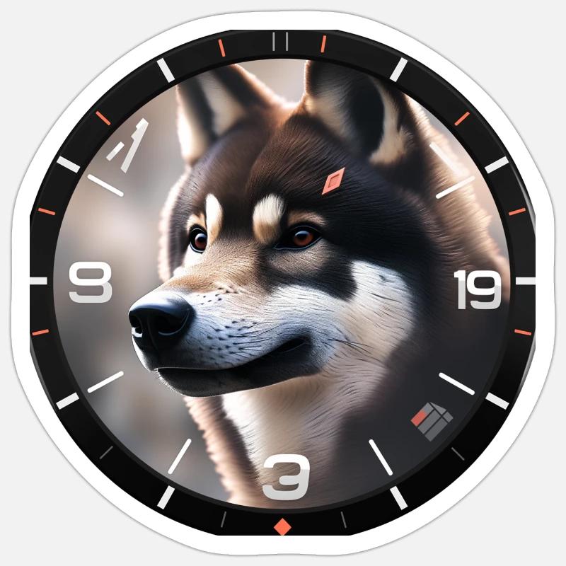 Distant Gaze Sticker size S (10 x 10 cm)