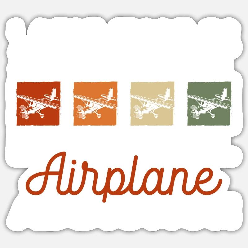 Model Airplane Model Flying Model Making Sticker size S (10 x 10 cm)