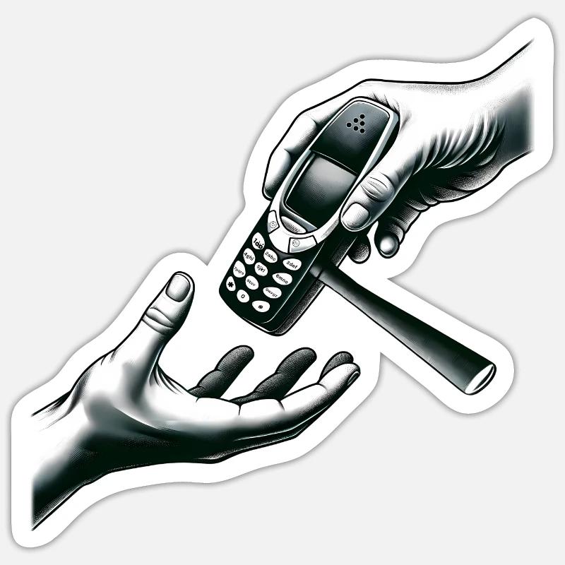 Sticker Größe S (10 x 10 cm) - 