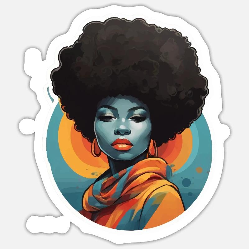 Africano Sticker formato S (10 x 10 cm)