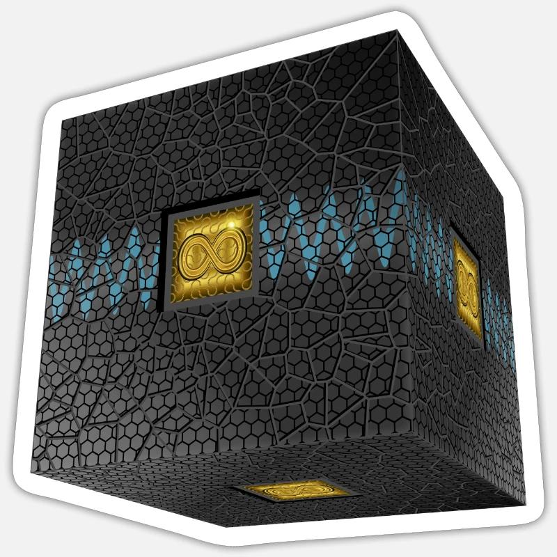 CUBE Sticker taille S (10 x 10 cm)