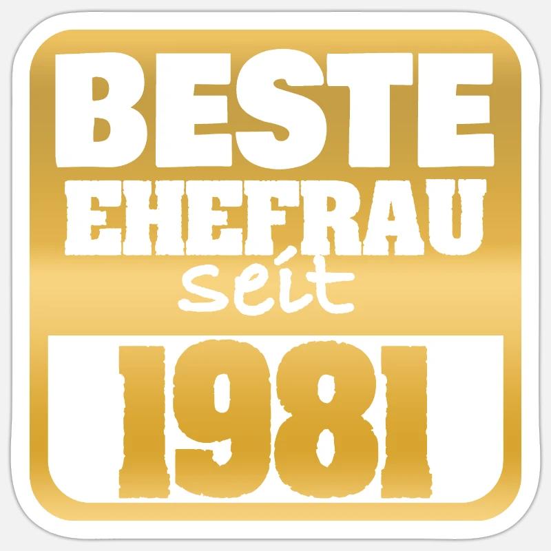 1981 Sticker size S (10 x 10 cm)