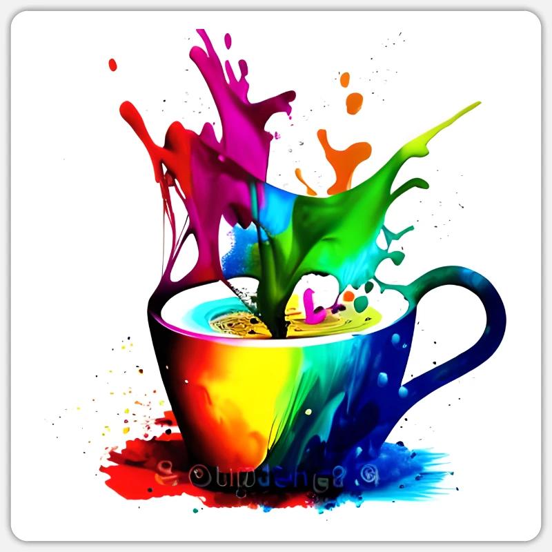 Sticker Größe S (10 x 10 cm) - 