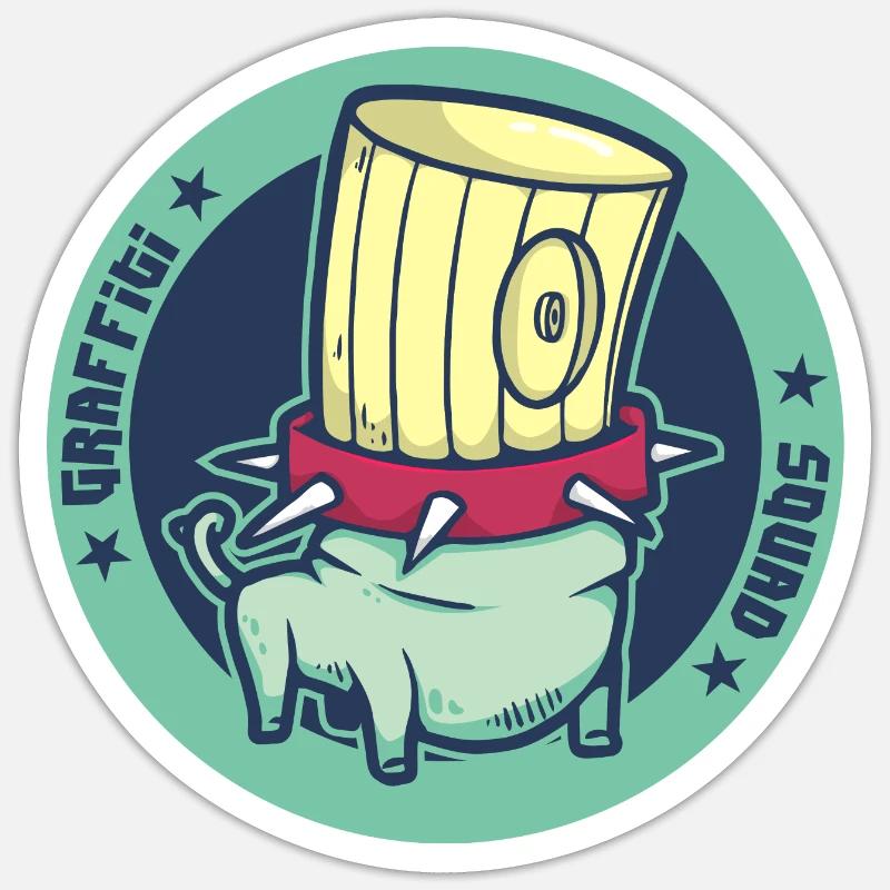 Sticker Größe S (10 x 10 cm) - 