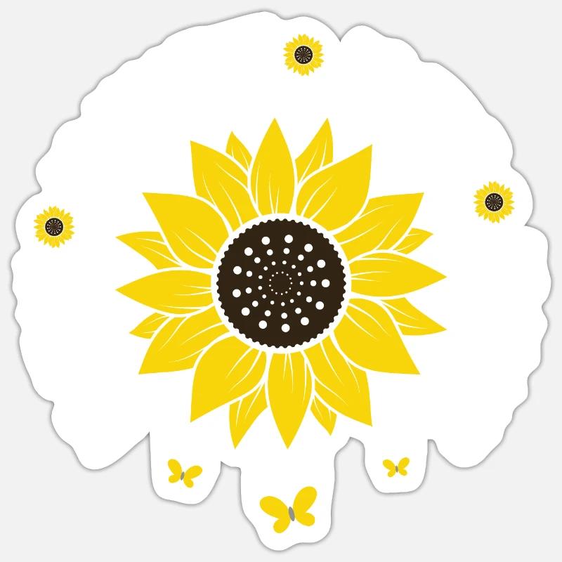 Sei albern, sei ehrlich, sei freundlich, sei mutig Sticker Größe S (10 x 10 cm)