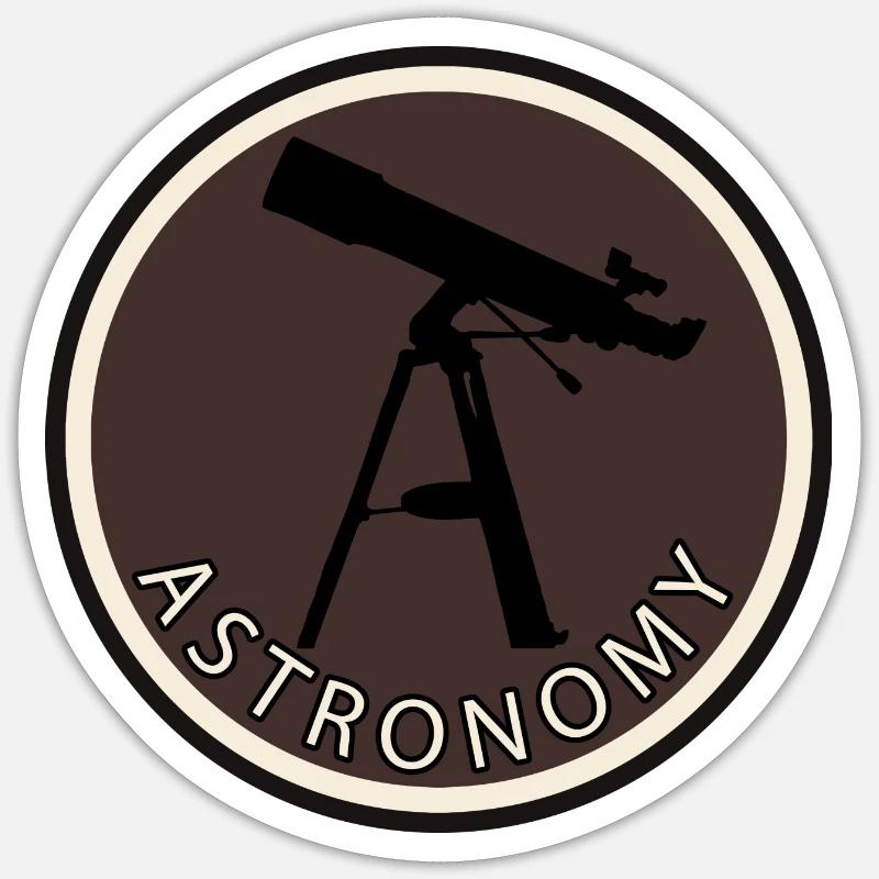 Astrophysics Astronomy Celestial Bodies - Sticker size S (10 x 10 cm) - white matte