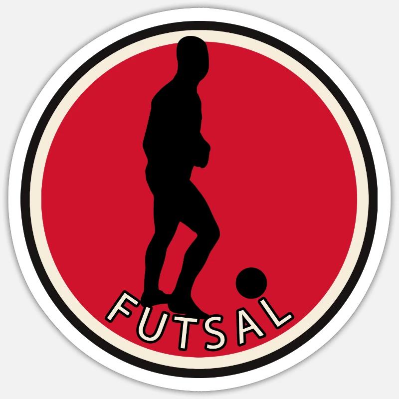 Futsal Équipe de futsal Sticker taille S (10 x 10 cm)