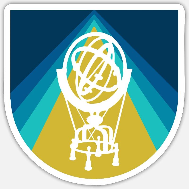 Physicist Celestial Bodies Sticker size S (10 x 10 cm)