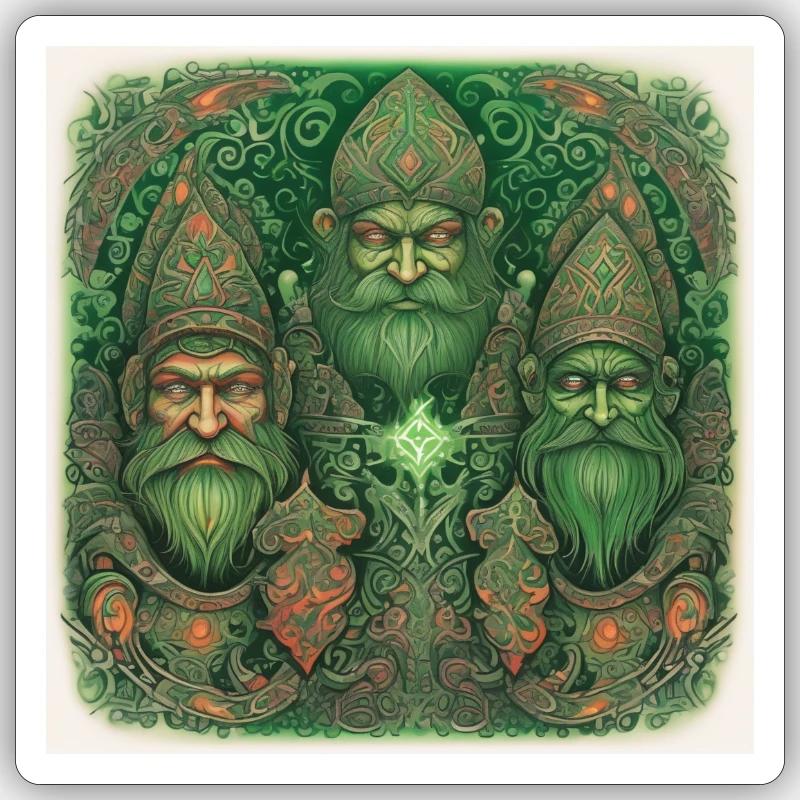 Dwarfs Sticker size S (10 x 10 cm)