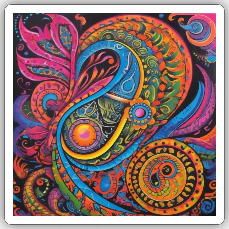 Attraper le ver Sticker taille S (10 x 10 cm)