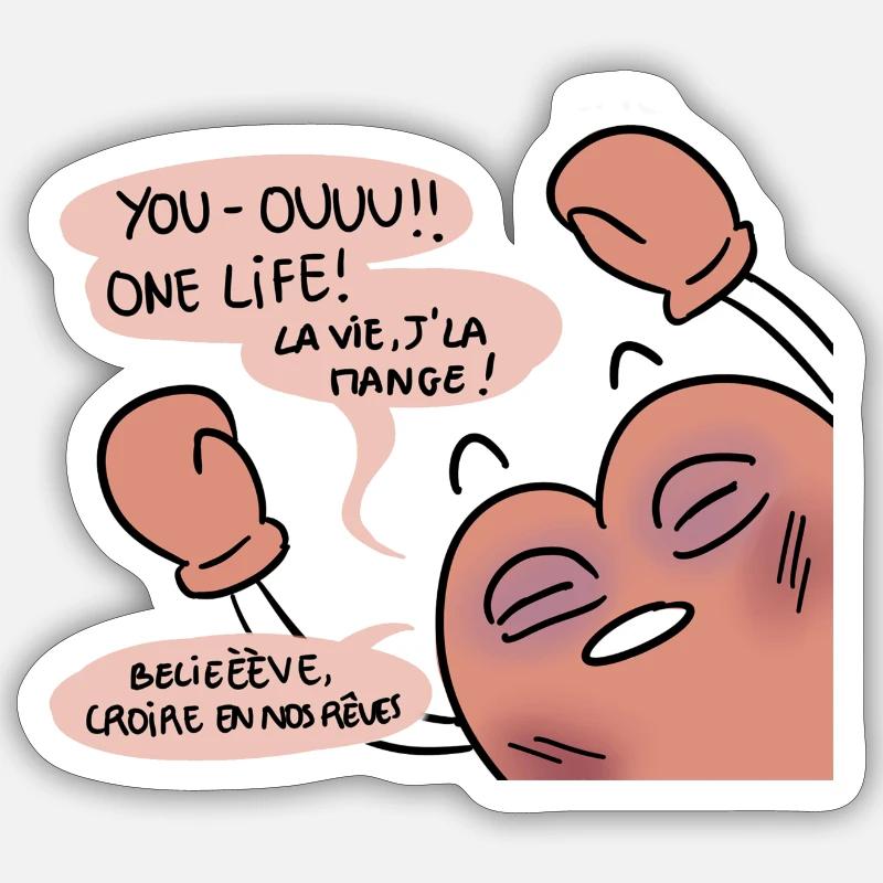 Sticker taille S (10 x 10 cm) - 